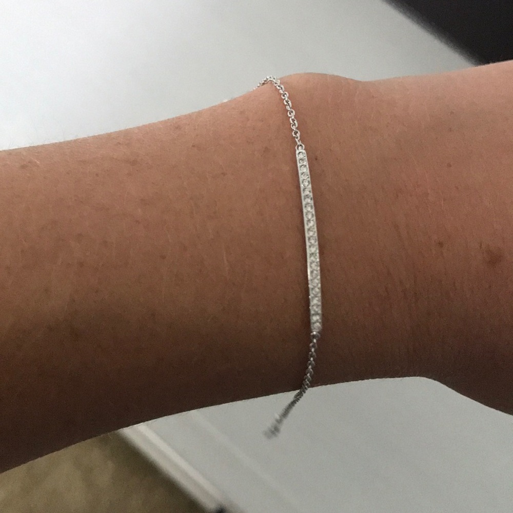 Silver Nordstrom bracelet worn once on wedding day